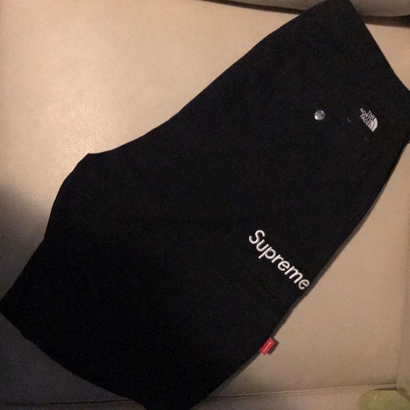 Supreme x tnf shorts with bag and tags - Picture 1 of 8